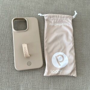 Loopy IPhone 14 Pro Max Case, Sandstone